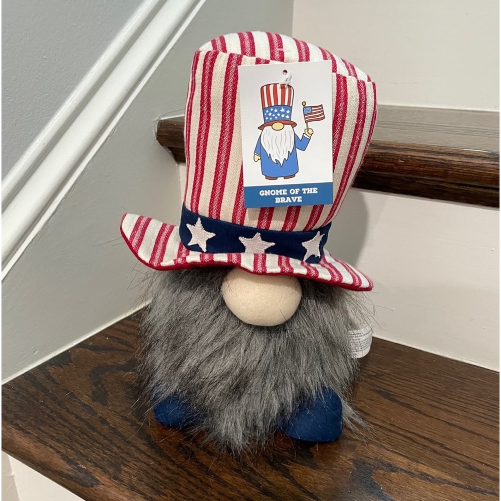 GNOME OF THE BRAVE” PATRIOTIC 4TH OF JULY GNOME